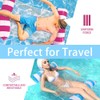 2 Pack Inflatable Pool Floaties for Adults - 4-in-1 Water