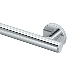 Gatco 896 Latitude II Grab Bar, 48 Inch, Chrome/ADA Compliant Wall Mount Stainless Steel 48" Safety Grab Bar for Bathroom