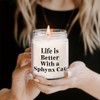 Sphynx Cat Scented Candle Gifts for Father's Day | Funny