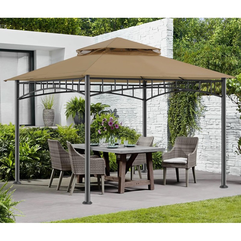 ABCCANOPY Replacement Top for L-GZ136PST Brown