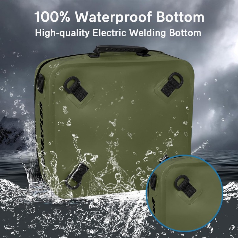 MORXPLOR Waterproof PVC Paddleboard Cooler Deck Bag - 12 Can