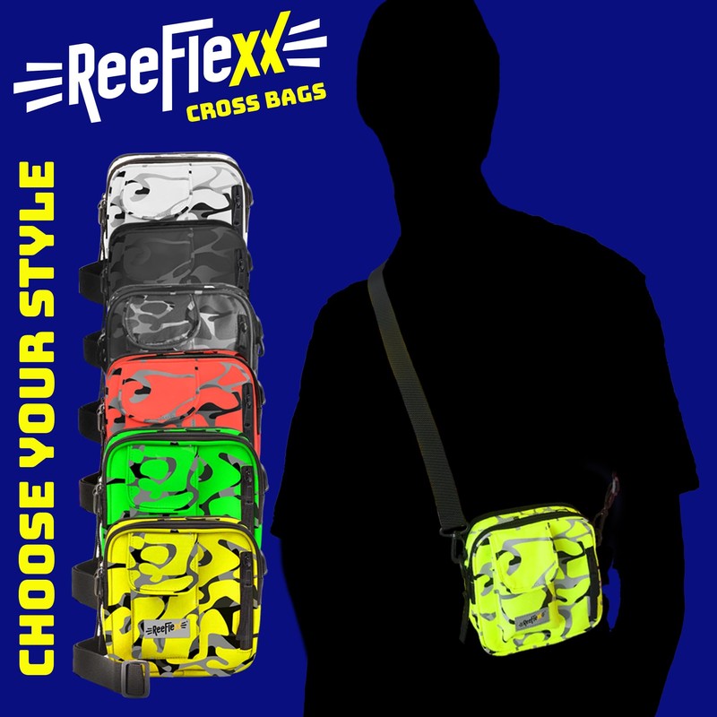 REEFLEXX Cross Bag: Colourful Camouflage Bag for Style & Functionality