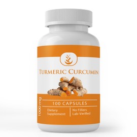 PURE ORIGINAL INGREDIENTS Pure Original Ingredients Turmeric Curcumin (100 Capsules) No Magnesium Or Rice Fillers, Always Pure, Lab Verified