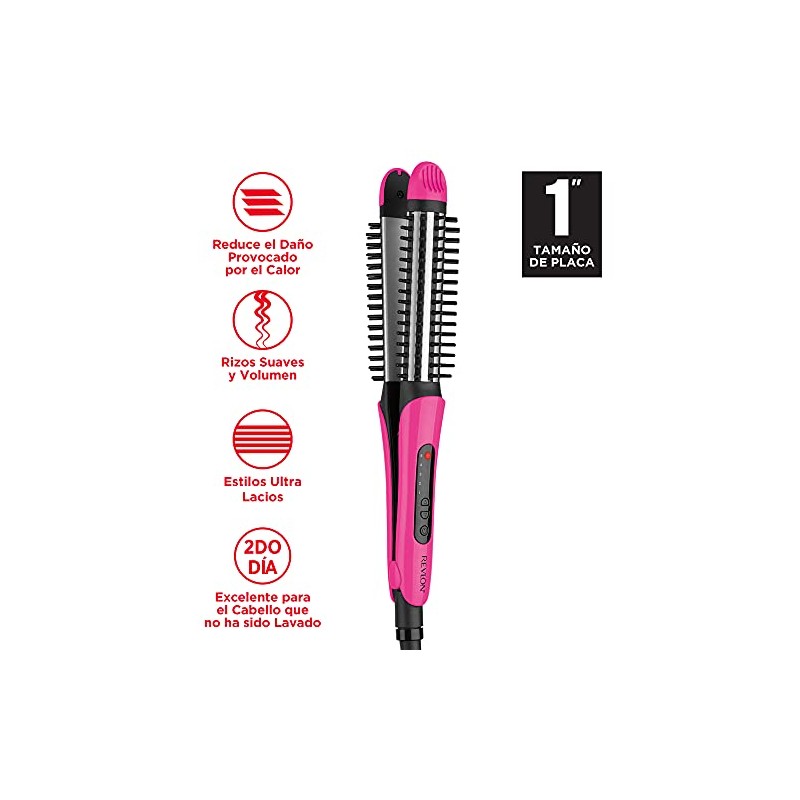 Revlon Alaciadora Multiestilizadora 2 en 1, Rosa