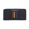 Castelbajac Quattro 058626 Round Zipper Long Wallet with Coin Purse,