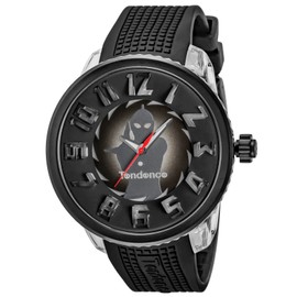 Tendence Ultraman Model Dial Mineral Glass Quartz Watch, black, 1 piece