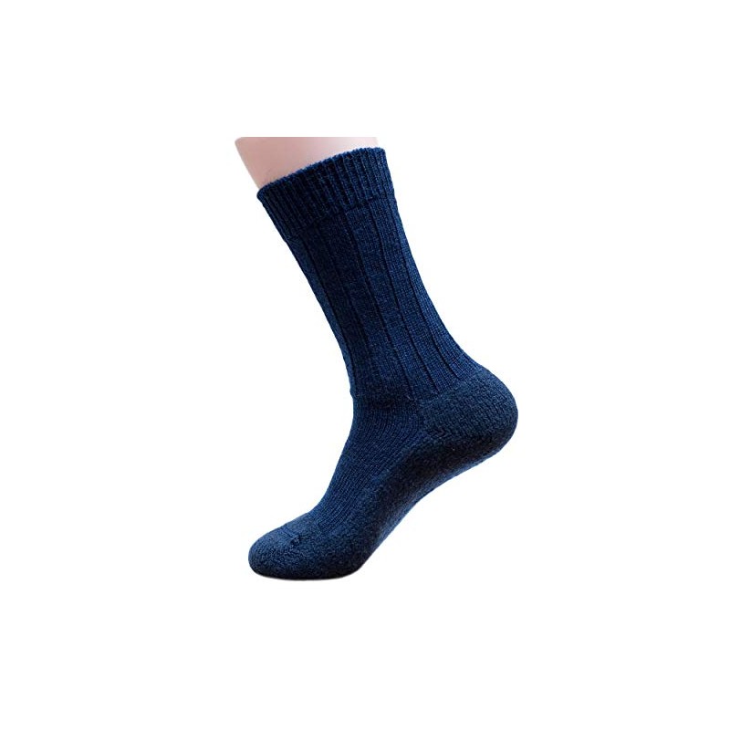 Trekking Socks Wool Cotton Hirsch Natur, navy