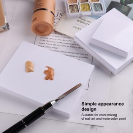 Disposable Makeup Mixing Palette,150 Sheets Cosmetic Mixing Papers for Nail Art Pigment Blending,3 Sizes,Makeup Artist Must Haves