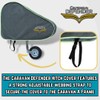 Caravan Defender Tow Hitch Cover Green Universal Towing Accessories Protector