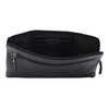 LEAS Banktasche, Geldtasche, Echt-Leder, schwarz Special-Edition