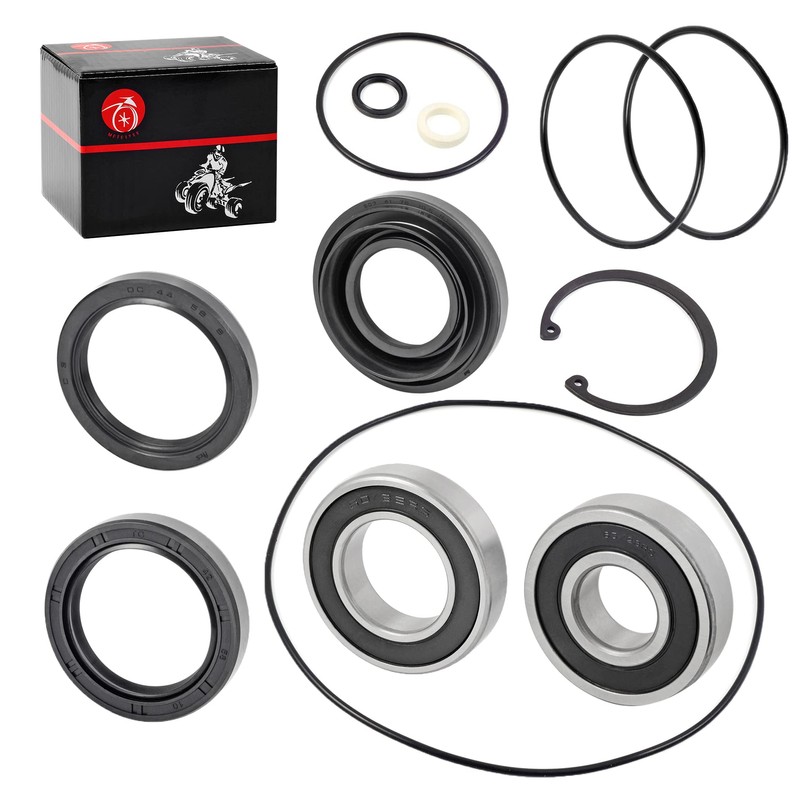 Rear Axle brake drum Wheel seal bearing O RING kit