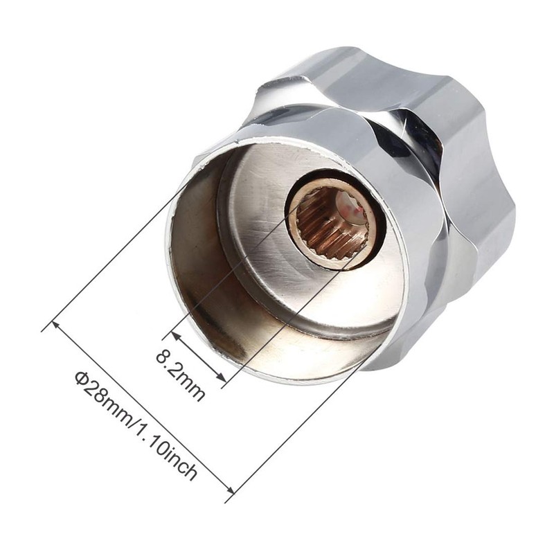 sourcing map Faucet Knob Handle 30mm Dia Universal Faucet Replacement