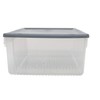 CleanPEAK Set of 2 Medium 5 Litre Plastic Stackable Storage