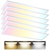 AIKVSXER 6PACK 1x4 LED Flat Panel Light Surface Mount LED
