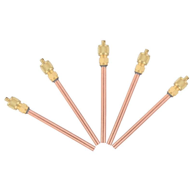 5Pcs Refrigerator Check Valve, Refrigerator Compressor, Copper Air Conditioner Conditioning