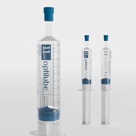 OptiLube Syringes (x25) - Sterile Lubricating Jelly in 6ml and 11ml Syringes, Water Soluble and pH balanced in Easy to Use Syringe Format (OptiLube 11ml Syringes - Box of 25)