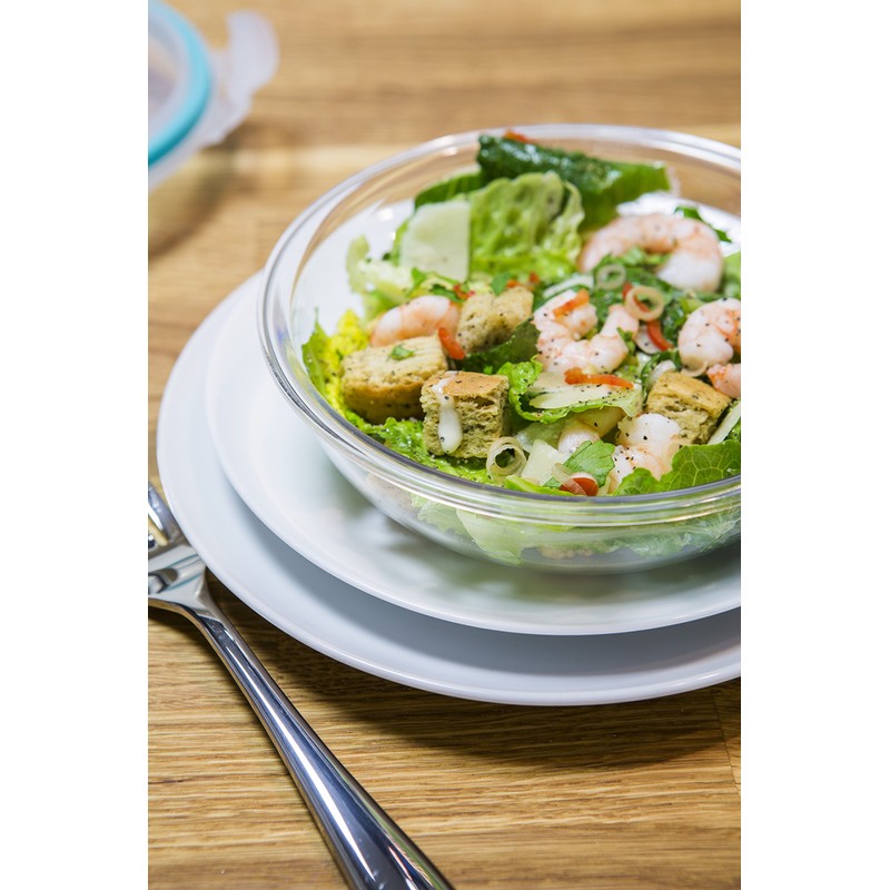 Lock & Lock LBF661 ALL2502 Tabletop Container, Round Dome, Clear