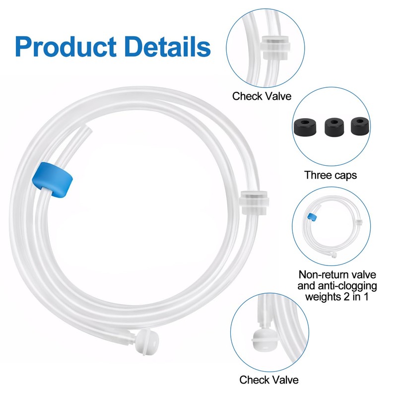 URSMART Soap Dispenser Extension Tube,Sink Soap Dispenser Extension Tube Kit