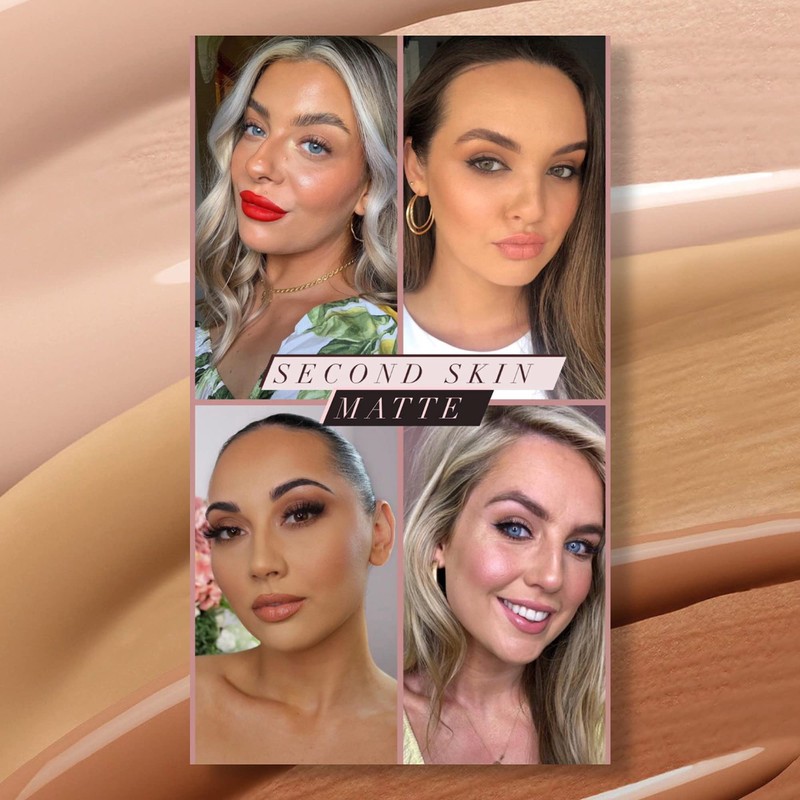 Second Skin Mineral Matte Liquid Foundation from Sculpted by Aimee