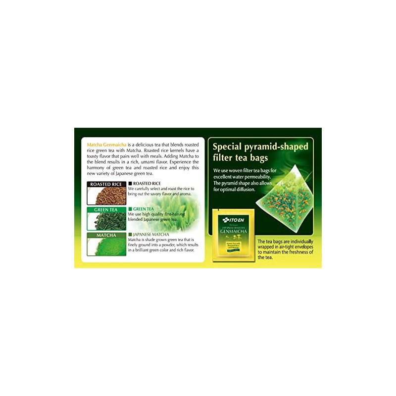 ITO EN Oi Ocha Premium Genmaicha Green Tea - 50