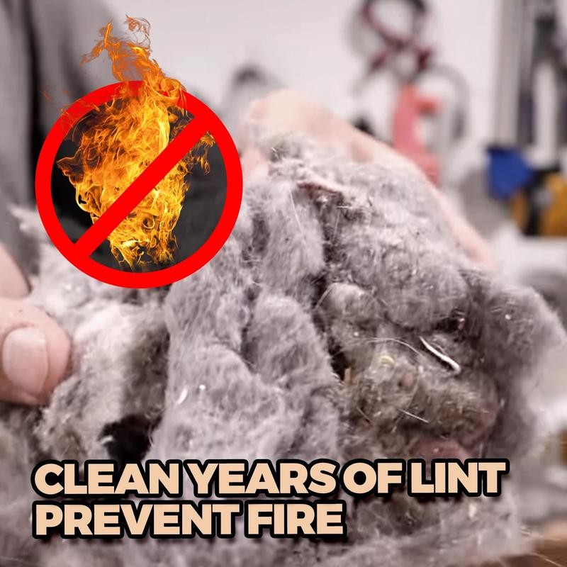 3Pack Dryer Vent Cleaner Kit Clothes Dryer Lint Brush Vent