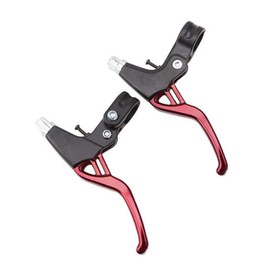 VOANZO Bicycle Handle Brake Lever Universal Hand Brake Lever Brake for Mountain Bike Bicycle (Red)