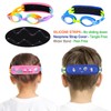 RUIGAO Kids Swim Goggles Age 3-8, Child Goggles Fbaric Strap,