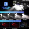 Lsnisni 9 LED Headlamp Rechargeable, 2000 Lumen Super Bright 10