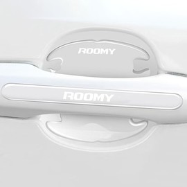(Yamletn) ROOMY Door Handle Protector, Set of 8, April 2018 - Present for All Types, Car Door Guard, Anti-Scratch, Anti-Slip, Protective Film, Easy Installation