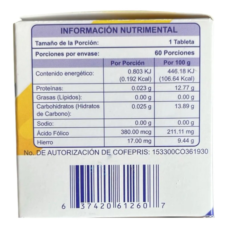 Ferlor Cajas Tabletas Solar Medical Sabor