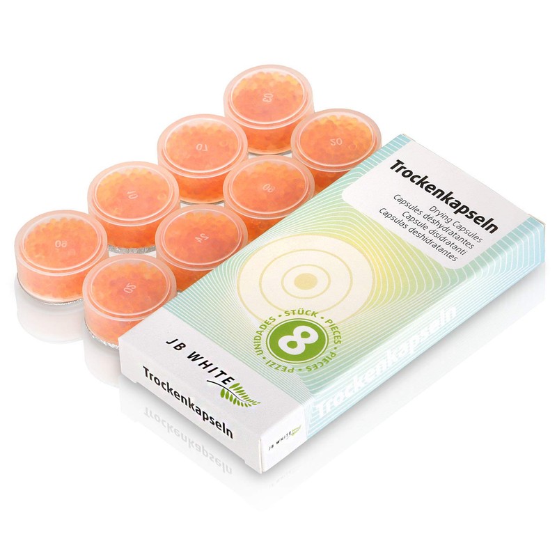 JB White 16 Dry Capsules for Hearing Aids, Universal Silica
