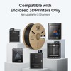 ELEGOO ASA Filament 1.75mm Deep Black 1KG, UV & Weather