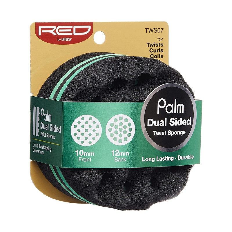 Red by Kiss Double-Sided Twist Sponge Hair Brush (Both Palm