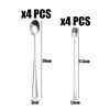 4 Piece Stainless Steel Spoons and 4 Piece Mixing Spoon,