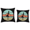 Oil Derrick Sunset Throw Pillow