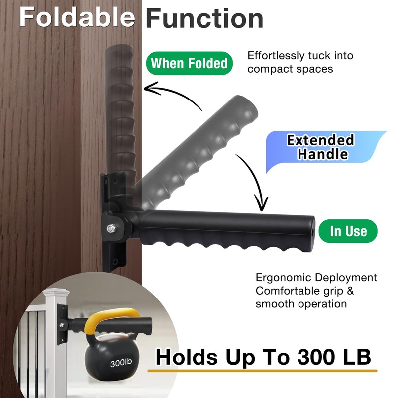 Safety Extended Doorway Flip Assist Handle Grip for Elderly with