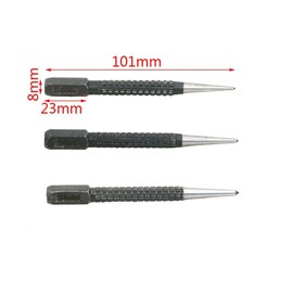 Dtacke 3pc High carbon steel Non Slip Automatic Center Punch Set DIY Marking Tool Metal Wood Scribe Marking Tool