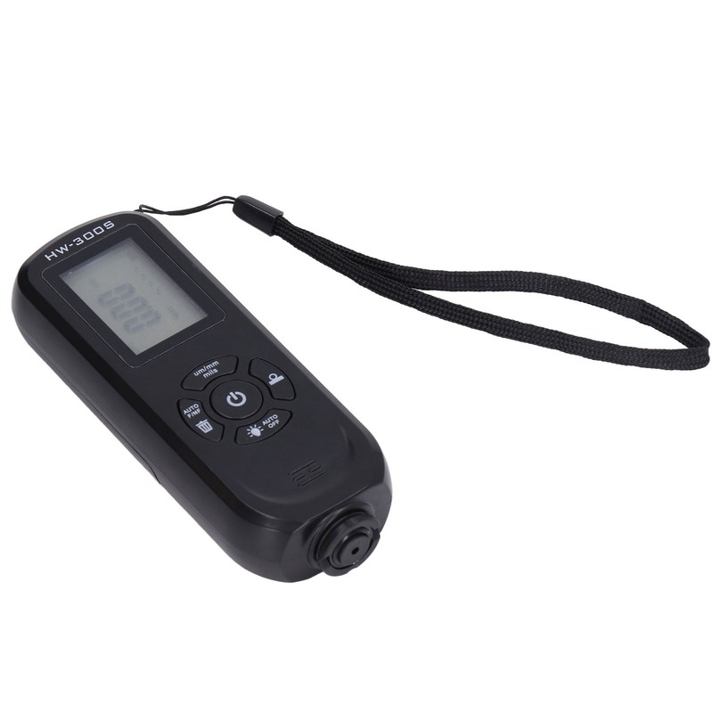 HW‑300S Coating Thickness Gauge Digital Backlight LCD Film Thickness Meter