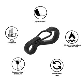 30PCS Mini SF Carabiner Clips Small Spring Snap Hook Tiny Carabiners Buckle Backpack Clasps EDC Keychain for Camping Bottle Using Accessories Paracod Tactical Survival Gear (3 Colors)