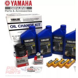 YAMAHA 2014-2024+ F115 Oil Change Gasket Spark Plugs Maintenance Kit Fuel Filter