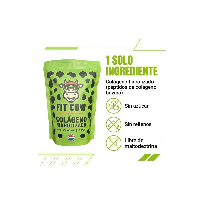 Colágeno Hidrolizado Fit Cow 450 G
