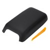 AEagle Black Center Console Cover Armrest Lids for 2011-2021 Dodge