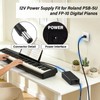 12V Digital Piano Charger Replacement Compatible with Roland PSB-5U FP-10