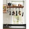 CHOEZON Hanging Pot Rack, Ceiling Wall Mounted Pot Rack for