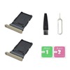 2 PCS for Galaxy S24 Ultra Single SIM Card Tray