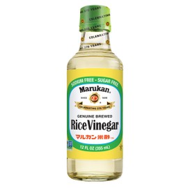 Marukan Genuine Brewed Rice Vinegar, 12 Ounce (Pack of 6)
