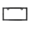 Harrier Hardware Die-Cast Metal Automobile License Plate Frame, Carbon Fiber
