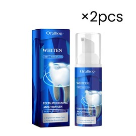1/2/4pcs  Bright White Mousse Teeth Cleaning Yellow Stained Tartar Teeth Fresh Breath Oral Care mouthwash - Specification: 2pcs