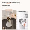 360 Rotating Makeup Organizer,Makeup Brush Holder Organizer with Lid Dustproof