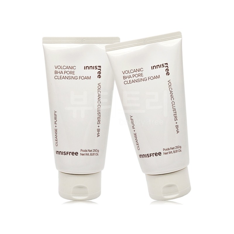 Innisfree Volcanic BHA Pore Cleansing Foam 250g X 2 /